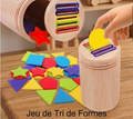 Jeu d’apprentissage en bois - 2 à 5 ans